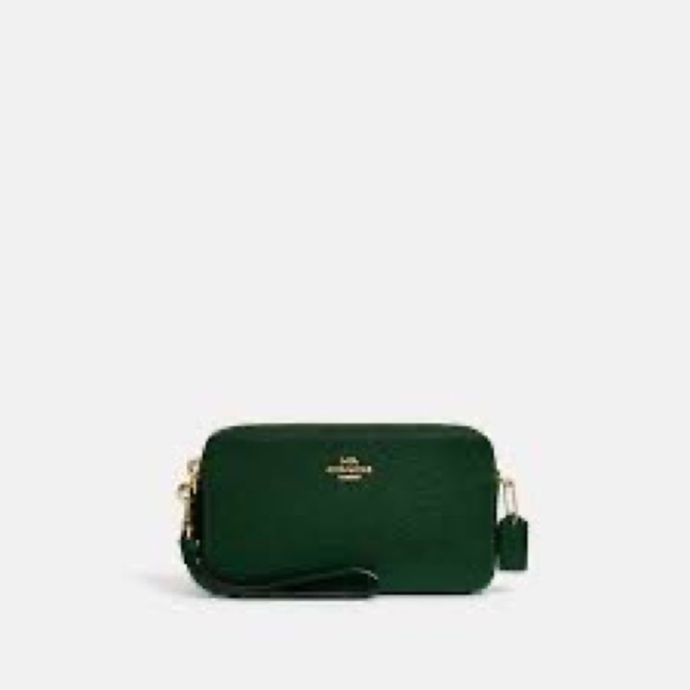 green coach crossbody